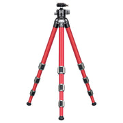 Leofoto LA-324C Athena Series 4 Section Water Resistant Carbon Fibre Tripod with Red LH-40LR (Lever Release) Ball Head
