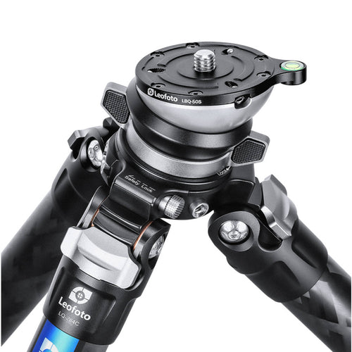 Leofoto LBQ-50S Black 55mm Levelling Base for LQ-284 and LG-284 Tripods