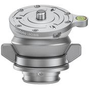 Leofoto LBQ-60S Silver 61mm Levelling Base for LQ-324, LQ-365 and LG-324