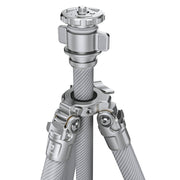 Leofoto LG-324C Silver 4 Section Water Resistant Carbon Fibre Tripod with LH-40R Ball Head