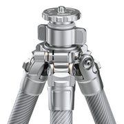 Leofoto LG-324C Silver 4 Section Water Resistant Carbon Fibre Tripod with LH-40R Ball Head