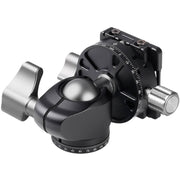 Leofoto LH-25R 25mm Low Profile Ball Head with Panning Clamp and NP-50 Plate