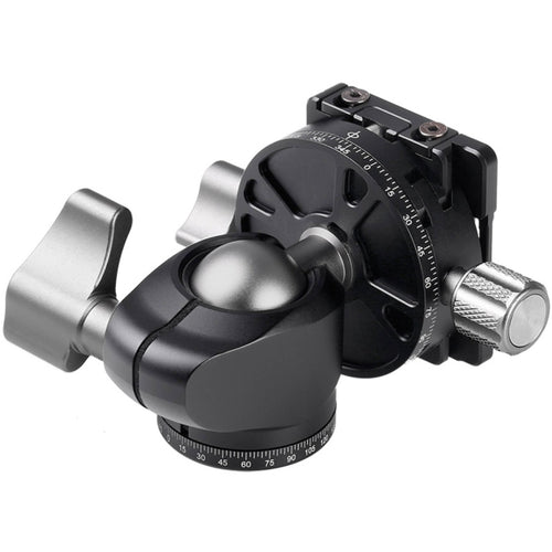Leofoto LH-25R 25mm Low Profile Ball Head with Panning Clamp and NP-50 Plate