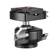 Leofoto LH-30LR 30mm Low Profile Ball Head with LR-50 Quick Release Lever Clamp and NP-50 Plate