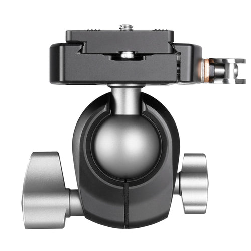 Leofoto LH-30LR 30mm Low Profile Ball Head with LR-50 Quick Release Lever Clamp and NP-50 Plate