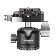 Leofoto LH-30LR 30mm Low Profile Ball Head with LR-50 Quick Release Lever Clamp and NP-50 Plate