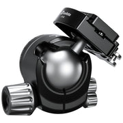 Leofoto LH-47LR 47mm Low Profile Ball Head with LR-60 Quick Release Lever Clamp and QP-70N Plate
