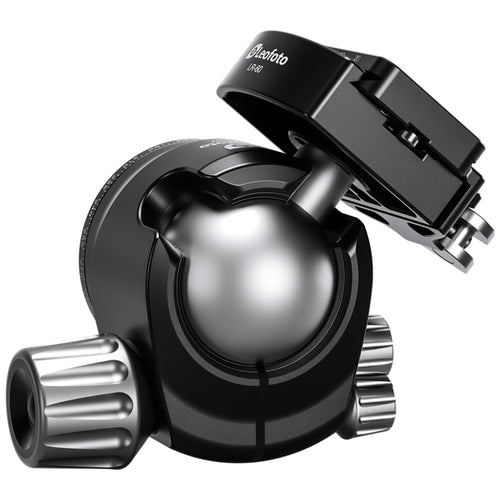 Leofoto LH-47LR 47mm Low Profile Ball Head with LR-60 Quick Release Lever Clamp and QP-70N Plate