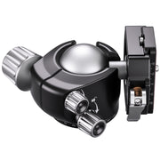 Leofoto LH-47LR 47mm Low Profile Ball Head with LR-60 Quick Release Lever Clamp and QP-70N Plate