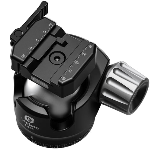 Leofoto LH-55LSC Lever-Release Hybrid Clamp Ball Head
