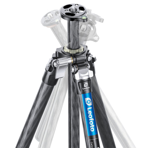 Leofoto LO-224C MR.O Series 4 Section Levelling Centre Column Carbon Fibre Tripod