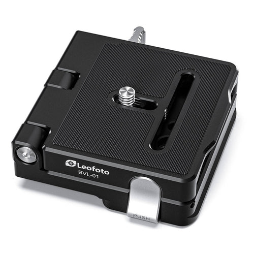 Leofoto LO-224C MR.O Series 4 Section Levelling Centre Column Carbon Fibre Tripod with BV-1R Video Head and BVL-01 Conversion Plate