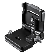 Leofoto LO-224C MR.O Series 4 Section Levelling Centre Column Carbon Fibre Tripod with BV-1R Video Head and BVL-01 Conversion Plate