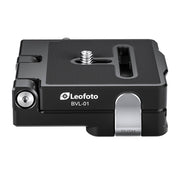 Leofoto LO-224C MR.O Series 4 Section Levelling Centre Column Carbon Fibre Tripod with BV-1R Video Head and BVL-01 Conversion Plate