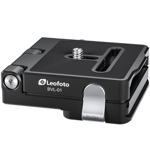 Leofoto LO-224C MR.O Series 4 Section Levelling Centre Column Carbon Fibre Tripod with BV-1R Video Head and BVL-01 Conversion Plate