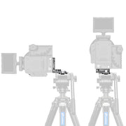 Leofoto LO-224C MR.O Series 4 Section Levelling Centre Column Carbon Fibre Tripod with BV-1R Video Head and BVL-01 Conversion Plate