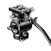 Leofoto LO-224C MR.O Series 4 Section Levelling Centre Column Carbon Fibre Tripod with BV-1R Video Head and BVL-01 Conversion Plate