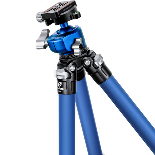 Leofoto LP-284C Poseidon Series 4 Section Water Resistant Carbon Fibre Tripod with Blue LH-30 Ball Head