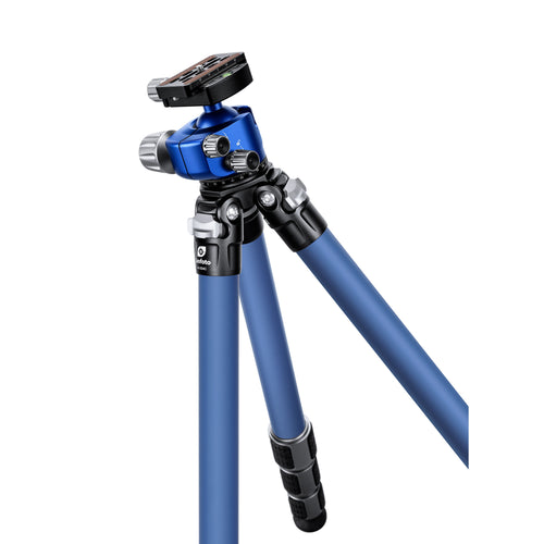 Leofoto LP-284C Poseidon Series 4 Section Water Resistant Carbon Fibre Tripod with Blue LH-30 Ball Head