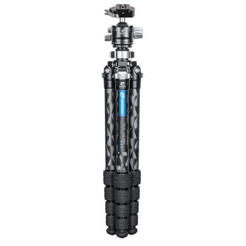 Leofoto LQ-365C Mr.Q Series 5 Section Carbon Fibre Tripod with LH-47LR (Lever Release) Ball Head