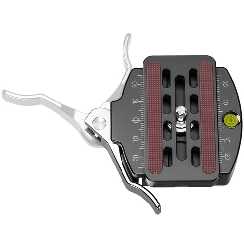 Leofoto LR-60 60mm Quick Release Lever Clamp with QP-70N Plate