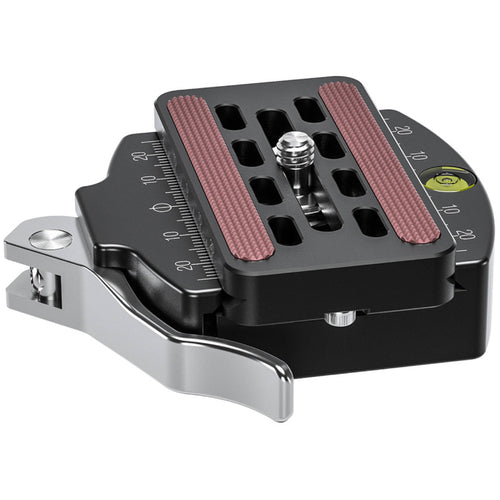 Leofoto LR-70 70mm Quick Release Lever Clamp with QP-70N Plate