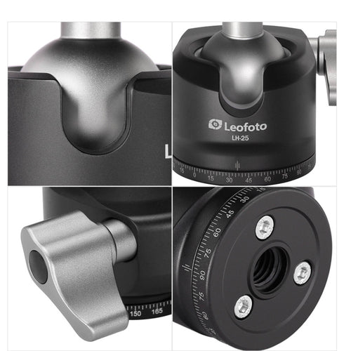 Leofoto LS-223C Ranger Series 3 Section Carbon Fibre Tripod with LH-25LR Ball Head
