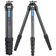 Leofoto LS-255CEX Ranger Levelling Base Series 5 Section Carbon Fibre Tripod