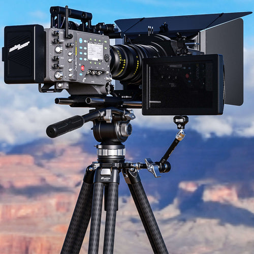 Leofoto LVC-253C Cinematic Video Series 3 Section Tripod with BV-15 Video Head