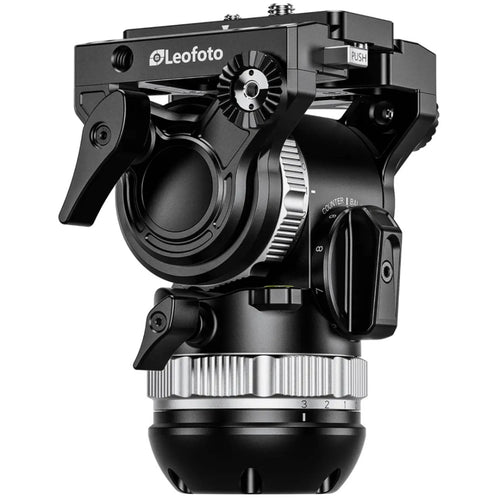 Leofoto LVF-143C+FH-5L Professional Carbon Fibre Video Tripod with FH-5L Video Fluid Head
