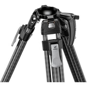 Leofoto LVF-143C+FH-5L Professional Carbon Fibre Video Tripod with FH-5L Video Fluid Head