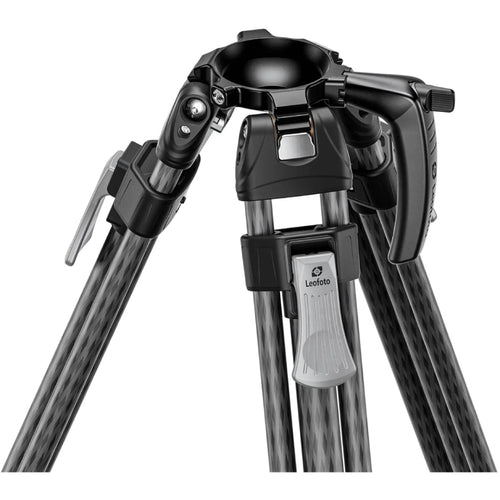 Leofoto LVF-143C+FH-5L Professional Carbon Fibre Video Tripod with FH-5L Video Fluid Head