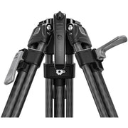 Leofoto LVF-143C+FH-5L Professional Carbon Fibre Video Tripod with FH-5L Video Fluid Head