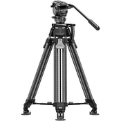 Leofoto LVF-163C+FH-20 Professional Carbon Fibre Video Tripod with FH-20 Video Fluid Head