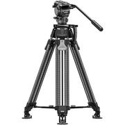 Leofoto LVF-163C+FH-20 Professional Carbon Fibre Video Tripod with FH-20 Video Fluid Head