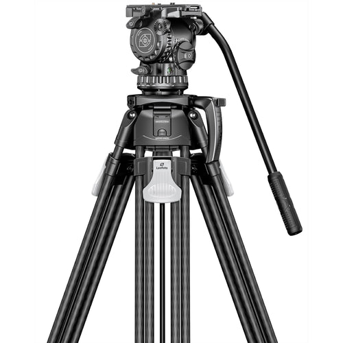 Leofoto LVF-163C+FH-20 Professional Carbon Fibre Video Tripod with FH-20 Video Fluid Head