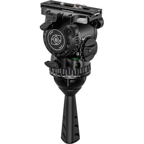 Leofoto LVF-163C+FH-20 Professional Carbon Fibre Video Tripod with FH-20 Video Fluid Head