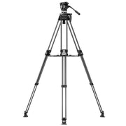 Leofoto LVF-163C+FH-10 Professional Carbon Fibre Video Tripod with Fluid Video Head