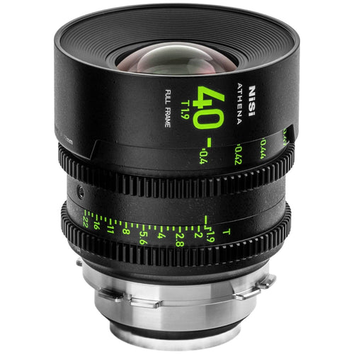NiSi 40mm Athena Prime Full Frame Cinema Lens T1.9 (PL Mount)