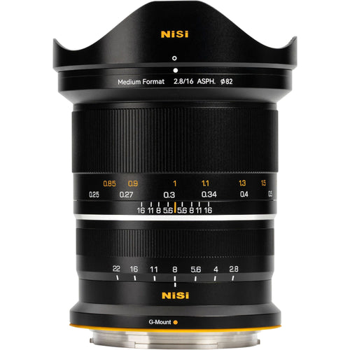 NiSi 16mm f/2.8 ASPH. Ultra-Wide Medium Format Lens (Fujifilm G-Mount)