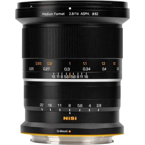 NiSi 16mm f/2.8 ASPH. Ultra-Wide Medium Format Lens (Fujifilm G-Mount)