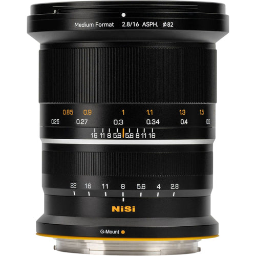 NiSi 16mm f/2.8 ASPH. Ultra-Wide Medium Format Lens (Fujifilm G-Mount)