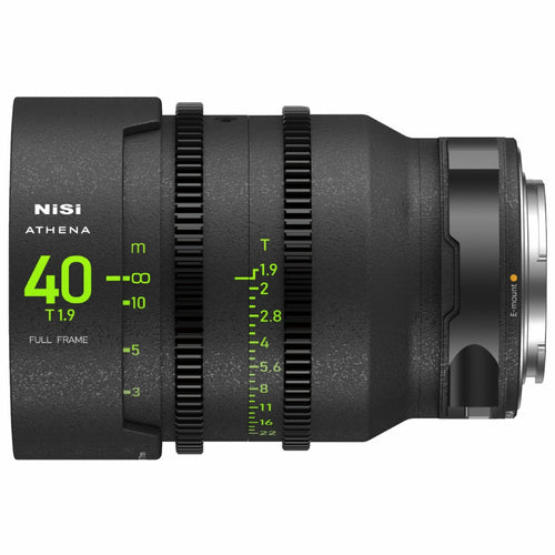 NiSi 40mm Athena Prime Full Frame Cinema Lens T1.9 (E Mount)