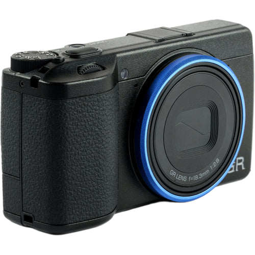 NiSi Ring Cap Kit for Ricoh GR IV (Royal Blue & Titanium Grey)