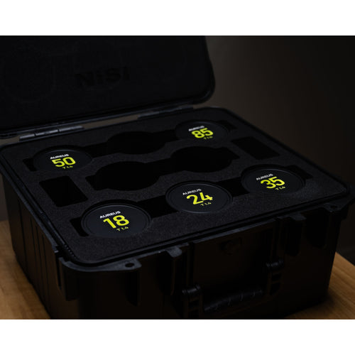 NiSi Aureus Cinema Lens Hardshell Case for 8 Lenses (Fits 8 x Aureus Cinema Lenses)
