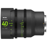 NiSi ATHENA PRIME 40mm T1.9 Full Frame Cinema Lens (E Mount, No Drop In Filter)