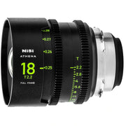 NiSi ATHENA PRIME 18mm T2.2 Full Frame Cinema Lens (PL Mount)