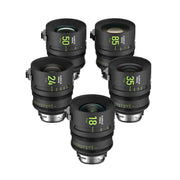 NiSi Aureus Prime Full Frame T1.4 Cinema Lens Kit - Includes 5 Lenses + Hard Case (PL Mount)