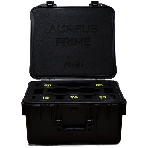 NiSi Aureus Prime Full Frame T1.4 Cinema Lens Kit - Includes 5 Lenses + Hard Case (PL Mount)