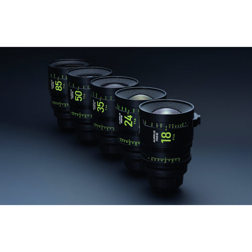 NiSi Aureus Prime Full Frame T1.4 Cinema Lens Kit - Includes 5 Lenses + Hard Case (PL Mount)